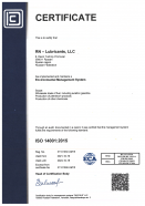 Certificate ISO 14001:2015